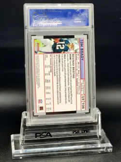 2004 Bowman Chrome Tom Brady #106 PSA 10 - Image 2