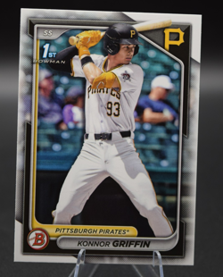 Konnor Griffin 2024 Bowman Draft #BD-22 1st Bowman Paper Pirates Qty Available - Image 1