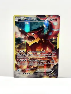 Pokemon TCG Volcanion XY185 Full Art 2017 XY Era Holo Promo NM - Image 1