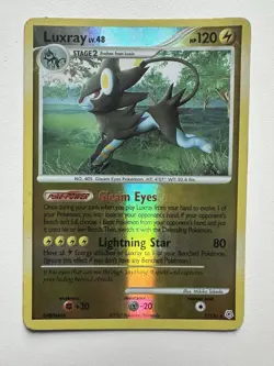 Pokemon 2007 Diamond Pearl #7/130 Luxray Lv.48 Reverse Holo Rare - Image 1