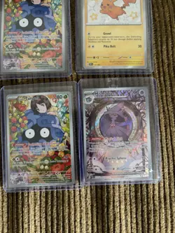 10 Card Pokemon Lot Illustration Rares, Pikachu Shiney, Holo, Full Art - Image 4