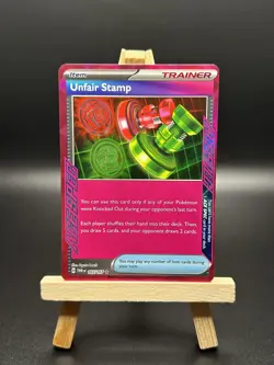 Pokemon Card Unfair Stamp 165/167 ACE SPEC Rare TWM Twilight Masquerade NM - Image 1