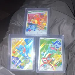 Charmander Squirtle Bulbasaur Holo Pokemon TCG Promo Cards Lot 2026 x3 English - Image 1