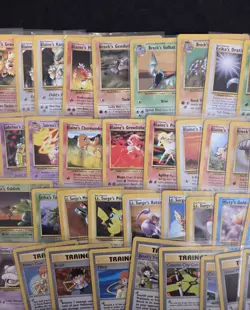 Wotc Vintage 80 Pokemon card lot all Gym Heroes. 1st editions, Rares, Holos. - Image 3
