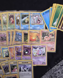 Wotc Vintage 80 Pokemon card lot all Gym Heroes. 1st editions, Rares, Holos. - Image 5