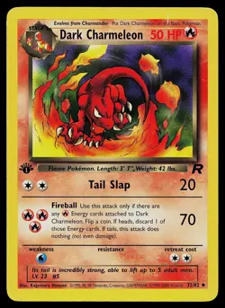 Pokemon Card - Dark Charmeleon Team Rocket 32/82 Uncommon 1st Edition - Image 1