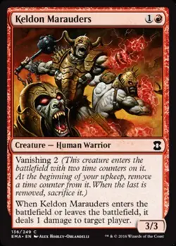 1x Keldon Marauders - Foil MTG Eternal Masters NM Magic Foil - Image 1