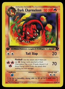 Pokemon Card - Dark Charmeleon Team Rocket 32/82 Uncommon 1st Edition - Image 1