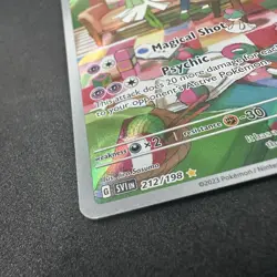 Pokemon TCG Kirlia Scarlet & Violet Base Set Holo Illustration Rare Card 212/198 - Image 2