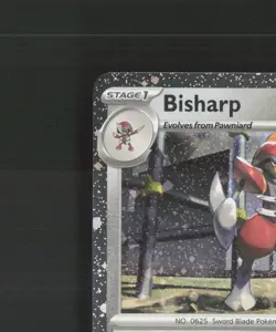 Bisharp 149/197 Obsidian Flames Cosmos Holo Rare SWIRL Holo Pokemon Card LP - Image 3