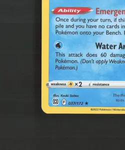 Empoleon 037/172 Brilliant Stars Cosmos Holo Rare Pokemon Card NM - Image 5