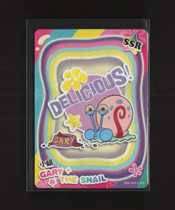 Gary the Snail Delicious! SB00-SSR-012L3 Spongebob KAYOU Trading Card - Image 4