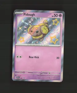 Fidough SVP069 Scarlet & Violet Black Star Promo Shiny Holo Pokemon Card NM - Image 1