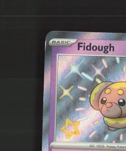 Fidough SVP069 Scarlet & Violet Black Star Promo Shiny Holo Pokemon Card NM - Image 3