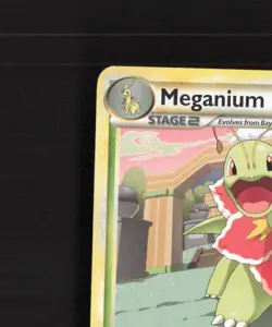 Meganium 26/123 HeartGold SoulSilver Rare Pokemon Card MP - Image 3