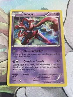 Deoxys 33/108 Roaring Skies Rare Holo Pokemon Card LP - Image 1