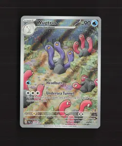 Wugtrio 224/091 Paldean Fates Full Art Ultra Rare Holo Pokemon Card NM - Image 1
