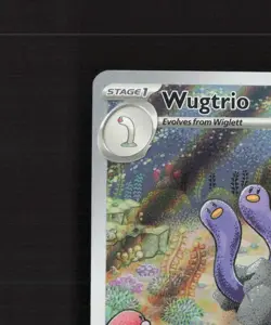 Wugtrio 224/091 Paldean Fates Full Art Ultra Rare Holo Pokemon Card NM - Image 3