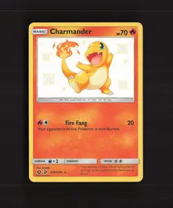 Charmander SV6/SV94 Hidden Fates Shiny Holo Rare Pokemon Card NM - Image 1
