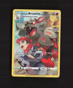 Hisuian Arcanine TG08/TG30 Lost Origin Full Art Ultra Rare Holo Pokemon Card NM - Image 1