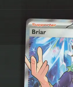 Briar 163/142 Stellar Crown Full Art Ultra Rare Holo Pokemon Card NM - Image 3