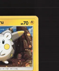 Togedemaru SM44 Sun & Moon Black Star Promo Cosmos Holo Pokemon Card LP - Image 4
