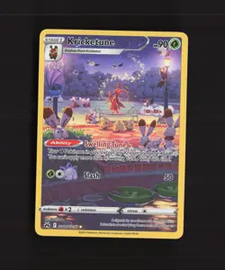 Kricketune GG02/GG70 Crown Zenith Full Art Ultra Rare Holo Pokemon Card NM - Image 1