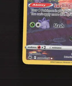 Kricketune GG02/GG70 Crown Zenith Full Art Ultra Rare Holo Pokemon Card NM - Image 5