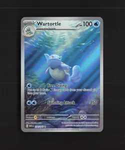 Wartortle 171/165 Scarlet & Violet 151 Full Art Ultra Rare Holo Pokemon Card LP+ - Image 1