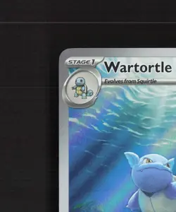 Wartortle 171/165 Scarlet & Violet 151 Full Art Ultra Rare Holo Pokemon Card LP+ - Image 3
