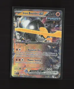 Iron Boulder ex 099/162 Temporal Forces Double Rare Pokemon Card - Image 2