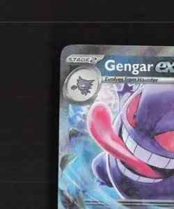 Gengar ex 105/162 Temporal Forces Ultra Rare Holo Pokemon Card NM - Image 3