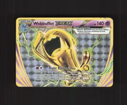 Wobbuffet BREAK XY155 XY Full Art Black Star Promo Holo Pokemon Card MP - Image 1