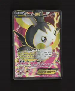 Emolga EX 143/146 XY Full Art Ultra Rare Holo Pokemon Card MP - Image 1
