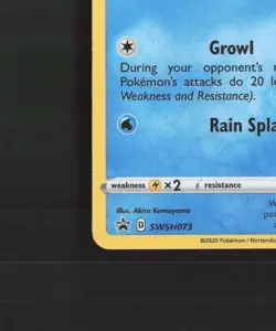 Sobble SWSH073 Sword & Shield Black Star Promo Holo Pokemon Card LP+ - Image 5