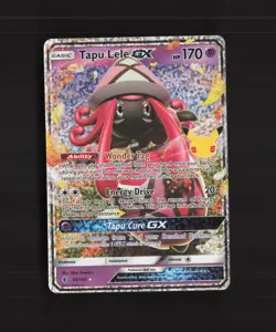 Tapu Lele GX 60/145 Celebrations Ultra Rare Holo Pokemon Card NM - Image 1