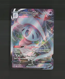 Hatterene VMAX 066/159 Crown Zenith Ultra Rare Holo Pokemon Card LP - Image 1