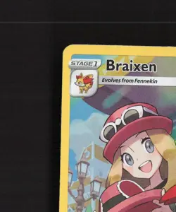 Braixen TG01/TG30 Silver Tempest Full Art Ultra Rare Holo Pokemon Card NM - Image 3