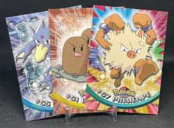 Pokemon 1999 Topps Cards Lot 3 Set #51, #55, #57 Primeape, Dugtrio, Golduck - Image 1