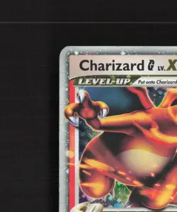 Charizard G LV.X DP45 Diamond & Pearl Black Star Promo Holo Pokemon Card DMG - Image 3