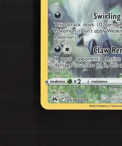Absol GG16/GG70 Crown Zenith Full Art Ultra Rare Holo Pokemon Card NM - Image 5
