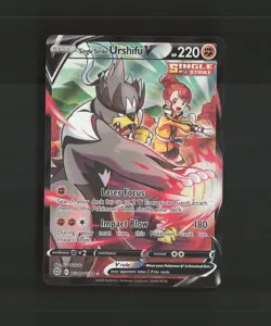 Single Strike Urshifu V TG18/TG30 Brilliant Stars FA Ultra Rare Pokemon Card NM - Image 1