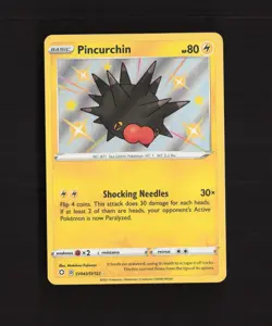 Pincurchin SV043/SV122 Shining Fates Shiny Baby Holo Rare Pokemon Card - Image 1