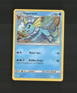 Vaporeon 18/68 Hidden Fates Holo Rare Pokemon Card - Image 4