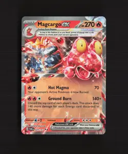 Magcargo ex 029/167 Twilight Masquerade Double Rare Holo Pokemon Card - Image 1