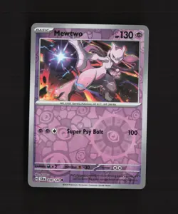 Mewtwo 059/142 SV Stellar Crown Reverse Holo Pokemon Card NM - Image 1