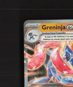 Greninja ex 106/167 Twilight Masquerade Ultra Rare Holo Pokemon Card NM - Image 3