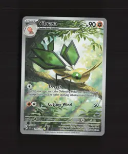 Vibrava 206/191 Surging Sparks Full Art Ultra Rare Holo Pokemon Card NM - Image 1