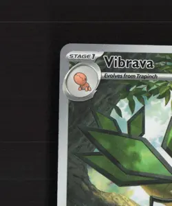 Vibrava 206/191 Surging Sparks Full Art Ultra Rare Holo Pokemon Card NM - Image 3