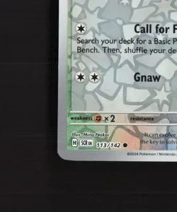 Eevee 113/142 Stellar Crown Reverse Holo Pokemon Card NM - Image 5